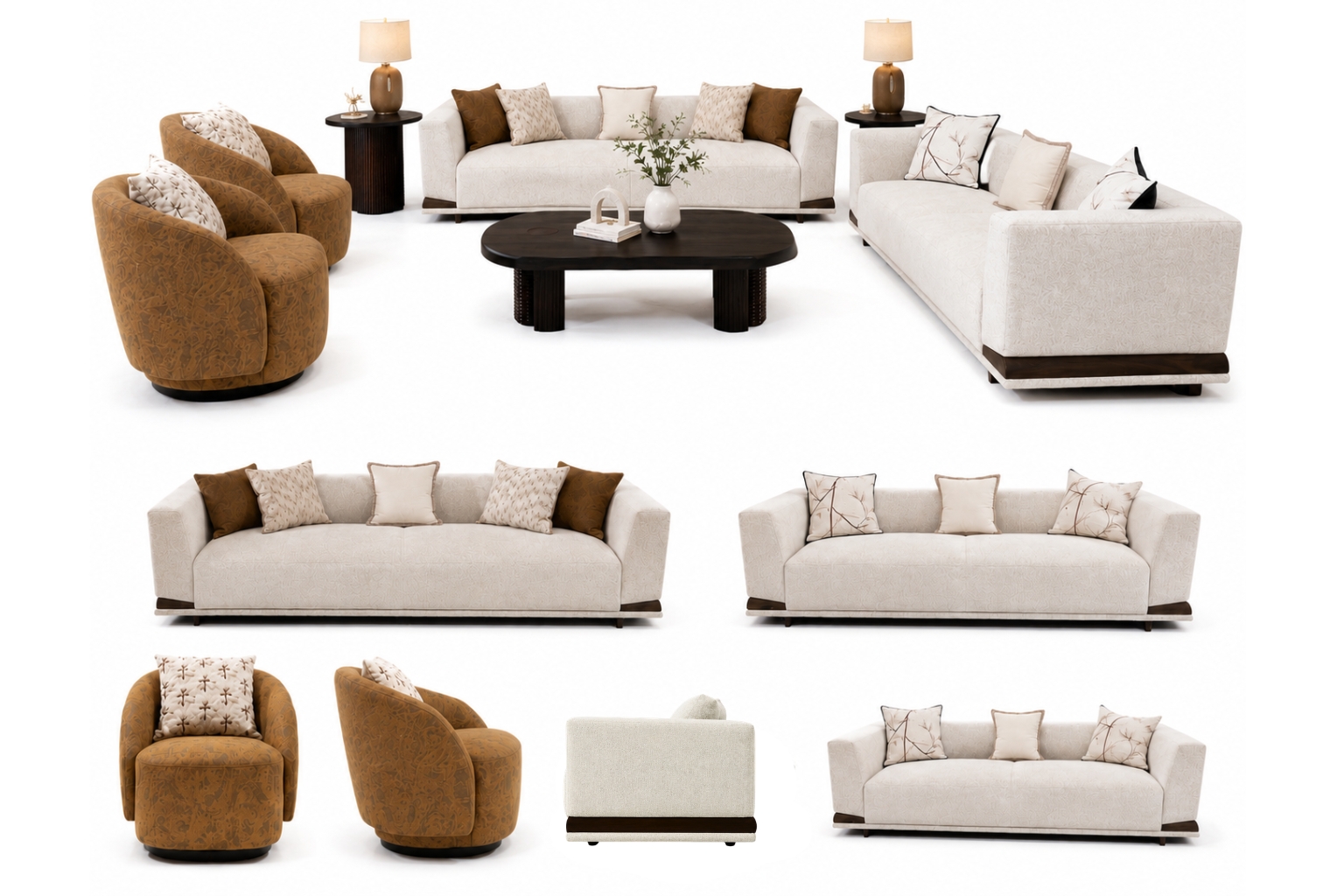 Queens-Sofa 4-Seater